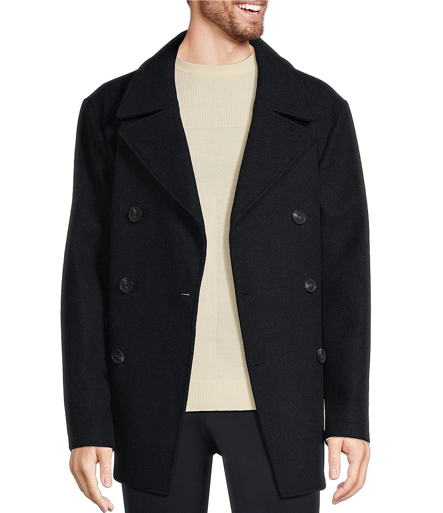 Murano Stretch Wool Blend Peacoat