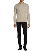 Murano Timeless Twenties Collection Johnny Collar Textured Sweater