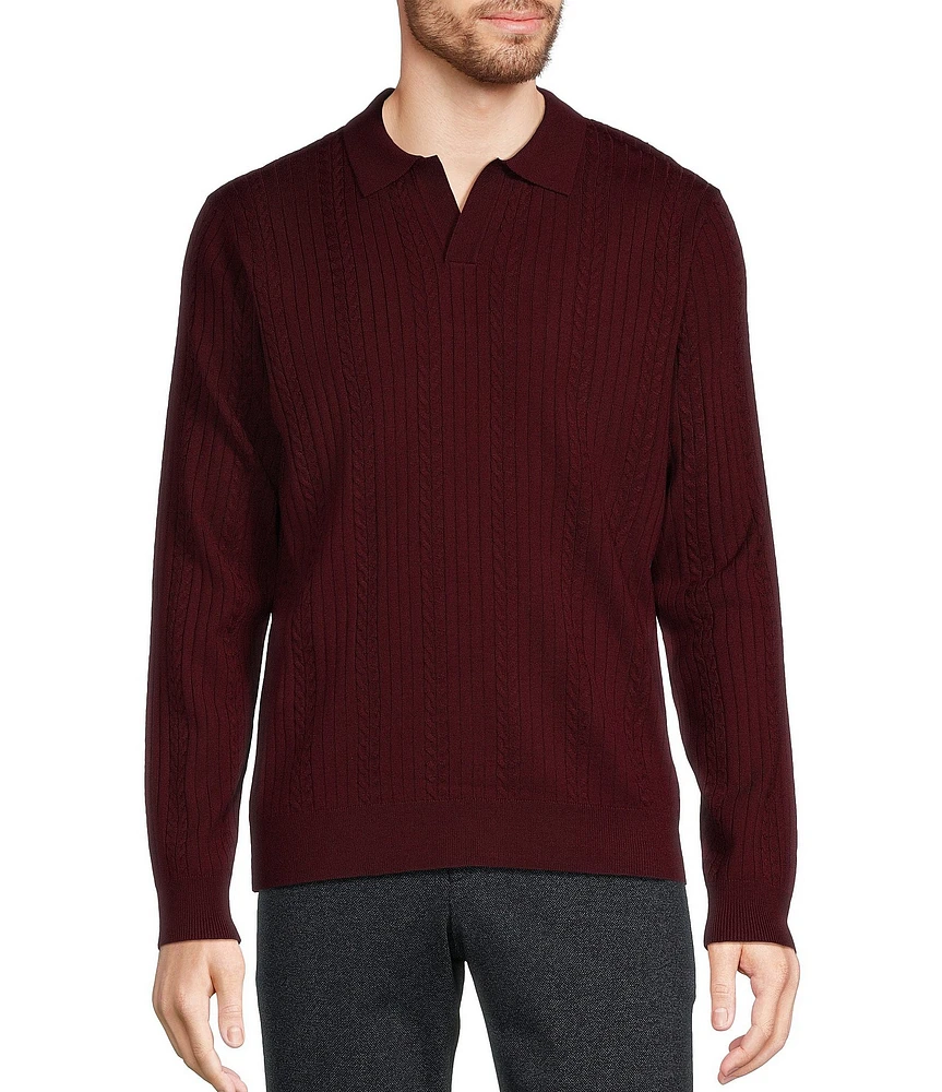 Murano Timeless Twenties Collection Johnny Collar Textured Sweater