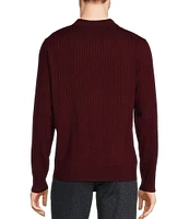 Murano Timeless Twenties Collection Johnny Collar Textured Sweater