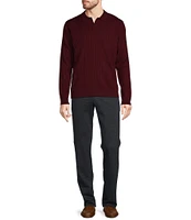 Murano Timeless Twenties Collection Johnny Collar Textured Sweater