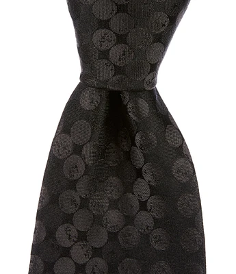 Murano Tonal Dots 3 1/8#double; Woven Silk Tie