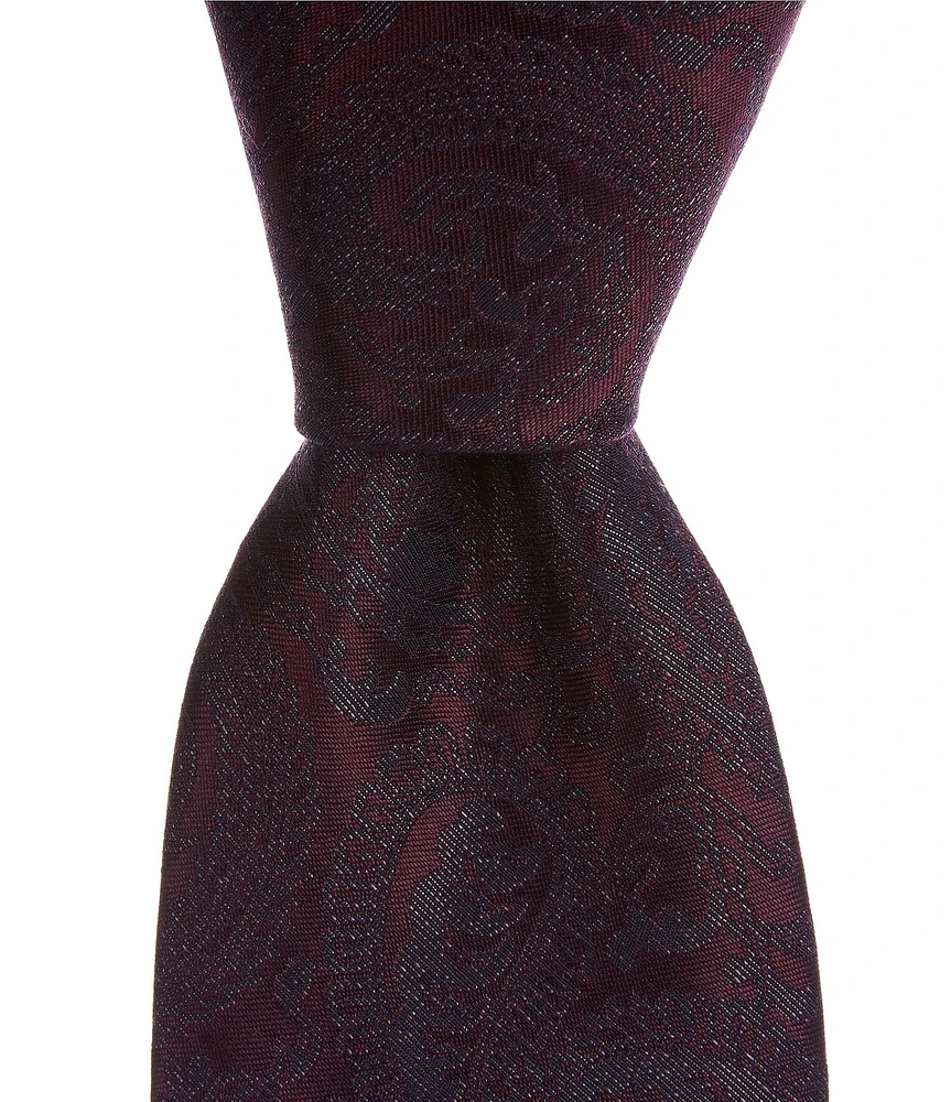 Murano Tonal Paisley 3 1/8#double; Silk-Blend Tie