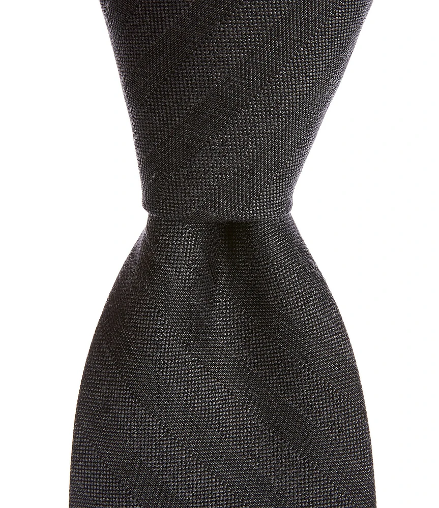 Murano Tonal Stripe 3 1/8#double; Silk Blend Tie