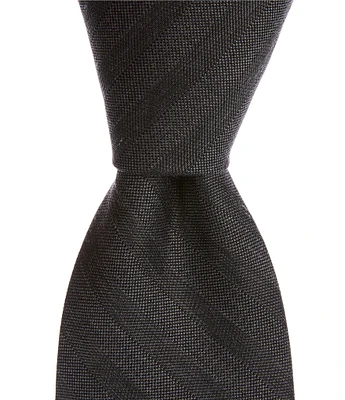 Murano Tonal Stripe 3 1/8#double; Silk Blend Tie