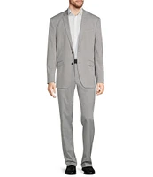 Murano Wardrobe Essentials Alex Slim Fit TekFit Waistband Suit Separates Flat Front Dress Pants