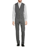 Murano Wardrobe Essentials Alex Slim Fit TekFit Waistband Suit Separates Flat Front Dress Pants