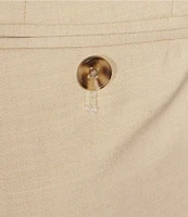 Murano Wardrobe Essentials Alex Slim Fit TekFit Waistband Suit Separates Flat Front Dress Pants