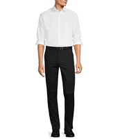 Murano Wardrobe Essentials Evan Extra Slim Fit Flat Front Tapered Leg Chino Dress Pants