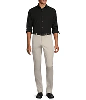 Murano Wardrobe Essentials Evan Extra Slim Fit Flat Front Tapered Leg Chino Dress Pants