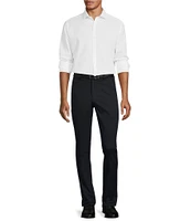 Murano Wardrobe Essentials Evan Extra Slim Fit Flat Front Tapered Leg Chino Dress Pants