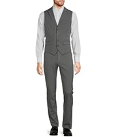Murano Wardrobe Essentials Evan Extra Slim Fit TekFit Waistband Suit Separates Flat Front Dress Pants