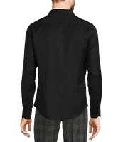 Murano Wardrobe Essentials Slim-Fit Textured Spread-Collar Woven Sportshirt