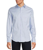 Murano Wardrobe Essentials Slim-Fit Textured Spread-Collar Woven Sportshirt