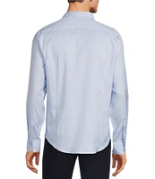 Murano Wardrobe Essentials Slim-Fit Textured Spread-Collar Woven Sportshirt