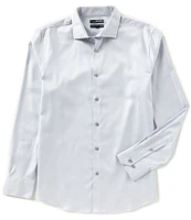 Murano Wardrobe Essentials Slim-Fit Textured Spread-Collar Woven Sportshirt