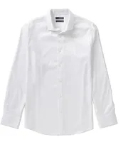 Murano Wardrobe Essentials Slim-Fit Textured Spread-Collar Woven Sportshirt