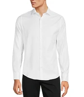 Murano Wardrobe Essentials Slim-Fit Textured Spread-Collar Woven Sportshirt