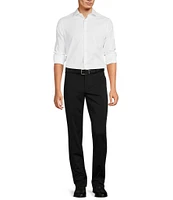 Murano Wardrobe Essentials Slim-Fit Textured Spread-Collar Woven Sportshirt