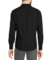 Murano Wardrobe Essentials Slim Fit Solid Long Sleeve Woven Shirt