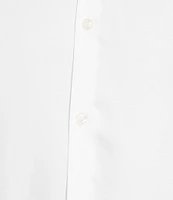 Murano Wardrobe Essentials Slim Fit Solid Sateen Long Sleeve Woven Shirt