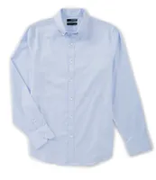 Murano Wardrobe Essentials Slim-Fit Solid Twill Long-Sleeve Woven Shirt