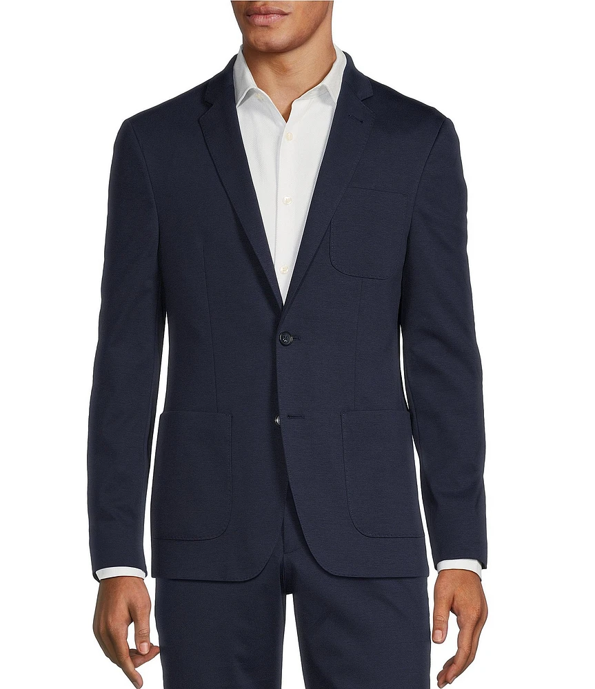 Murano Wardrobe Essentials Solid Slim-Fit Suit Separates Knit Blazer