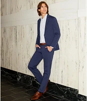 Murano Wardrobe Essentials Solid Slim-Fit Suit Separates Knit Blazer