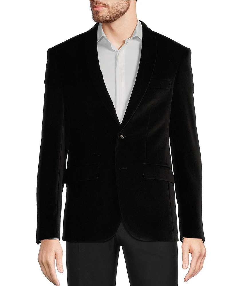 Murano Wardrobe Essentials Slim Fit Velvet Suit Separates Jacket