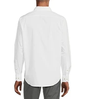 Murano Wardrobe Essentials Ultimate Modern Comfort Stretch Solid Long Sleeve Woven Shirt