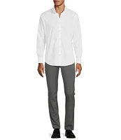 Murano Wardrobe Essentials Ultimate Modern Comfort Stretch Solid Long Sleeve Woven Shirt