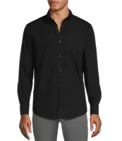 Murano Wardrobe Essentials Ultimate Modern Comfort Stretch Solid Long Sleeve Woven Shirt