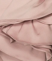 Muse by Marchesa Stretch Mikado Rosette Pencil Mini Skirt