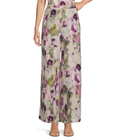 Muse by Marchesa Thornly Linen Blend Wide Leg Coordinating Pants