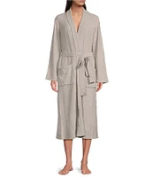 N By Natori Aura Heather Long Sleeve Shawl Collar Robe