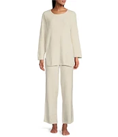 N by Natori Aura Heather Ribbed Knit Coordinating Lounge Pants