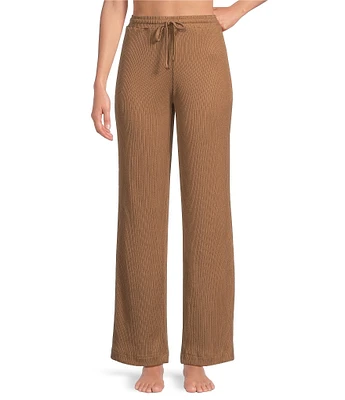 N By Natori Brushed Knit Coordinating Straight Leg Lounge Pant