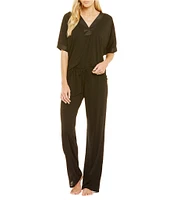 N by Natori Congo Jersey Coordinating Pajama Set