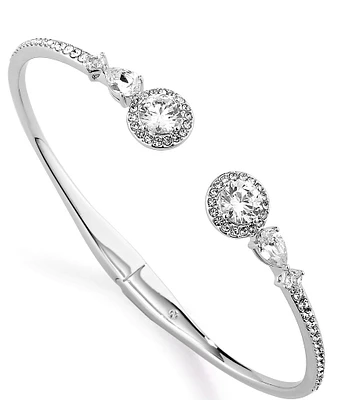 Nadri Cubic Zirconia Crystal Hinge Bracelet