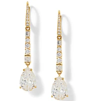 Nadri Delphine 18K Linear Earrings