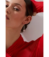 Nadri Delphine 18K Linear Earrings