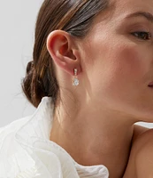 Nadri Delphine Oval CZ Drop Earrings