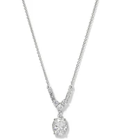Nadri Delphine Small Frontal Short Pendant Necklace