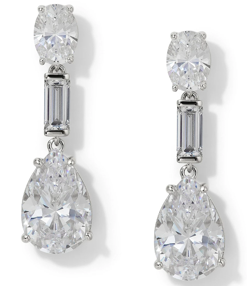 Nadri Delphine Triple Linear Earrings
