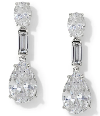 Nadri Delphine Triple Linear Earrings