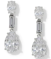 Nadri Delphine Triple Linear Earrings