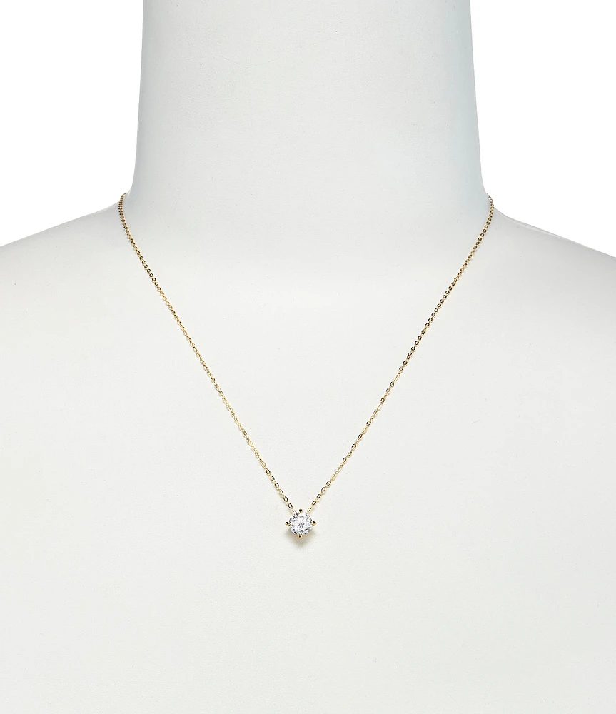 Nadri Floating Cubic Zirconia Pendant Necklace