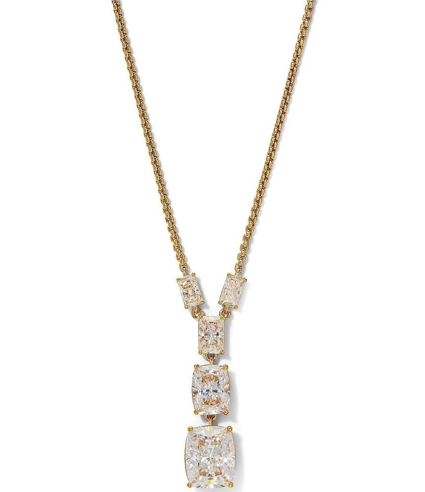 Nadri Northern Lights CZ Adjustable Y Necklace