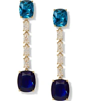 Nadri Northern Lights CZ Linear Earrings