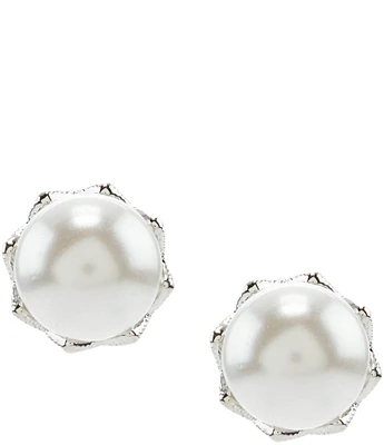 Nadri Faux-Pearl Stud Earrings